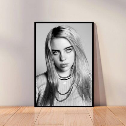 Billie Eilish Music Poster Canvas Wall Art Home Decor (No Frame)