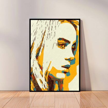 Billie Eilish Music Poster Canvas Wall Art Home Decor (No Frame)