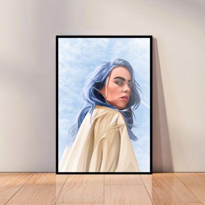 Billie Eilish Music Poster Canvas Wall Art Home Decor (No Frame)