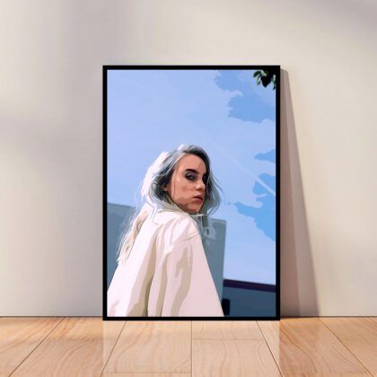 Billie Eilish Music Poster Canvas Wall Art Home Decor (No Frame)