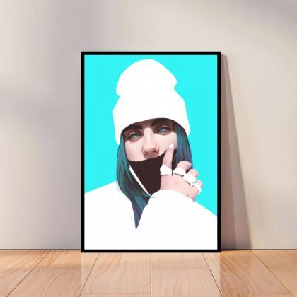 Billie Eilish Music Poster Canvas Wall Art Home Decor (No Frame)