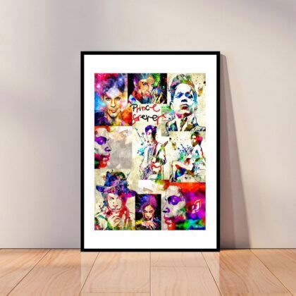 Prince Rogers Nelson Music Poster Canvas Wall Art Home Decor (No Frame)