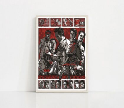 reservoir dogs movie Poster Canvas Wall Art Home Decor (No Frame)