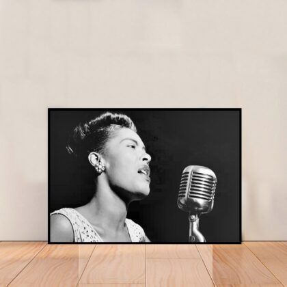 Billie Holiday Music Poster Canvas Wall Art Home Decor (No Frame)