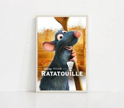 Ratatouille 2007 MOVIE Poster Canvas Wall Art Home Decor (No Frame)