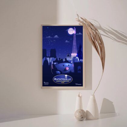 Ratatouille 2007 MOVIE Poster Canvas Wall Art Home Decor (No Frame)