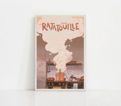 Ratatouille 2007 MOVIE Poster Canvas Wall Art Home Decor (No Frame)