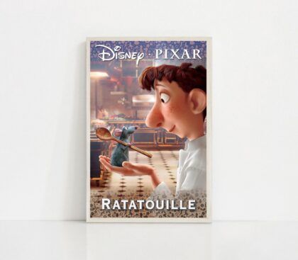 Ratatouille 2007 MOVIE Poster Canvas Wall Art Home Decor (No Frame)