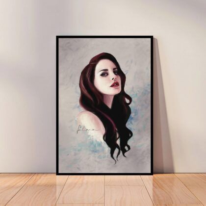 Lana Del Rey Music Poster Canvas Wall Art Home Decor (No Frame)