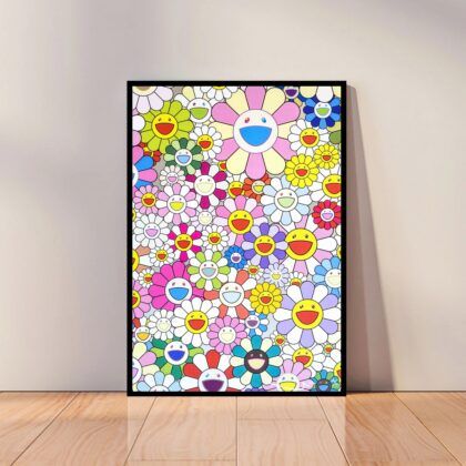 Murakami Takashi Japan Art Poster Canvas Wall Art Home Decor (No Frame)