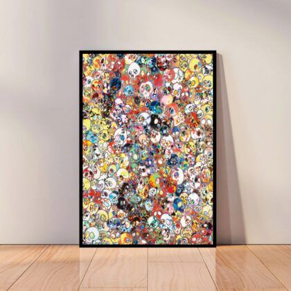 Murakami Takashi Japan Art Poster Canvas Wall Art Home Decor (No Frame)