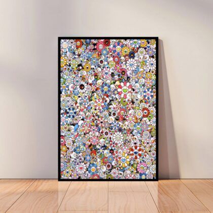 Murakami Takashi Japan Art Poster Canvas Wall Art Home Decor (No Frame)