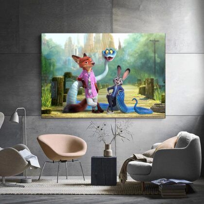 Zootopia 2 MOVIE Poster Canvas Wall Art Home Decor (No Frame)