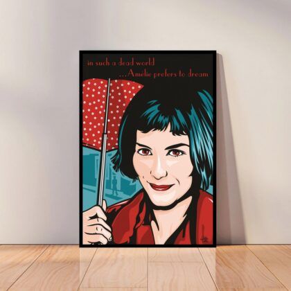 Amelie Movie Poster Canvas Wall Art Home Decor (No Frame)