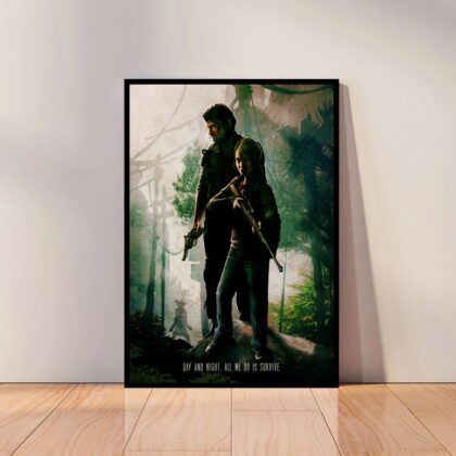 The Last Of Us Zombie Survival Horror Game Poster Canvas Wall Art Home Decor (No Frame)