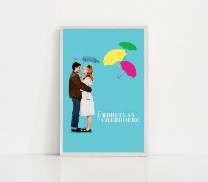 umbrellas of cherbourg movie Poster Canvas Wall Art Home Decor (No Frame)