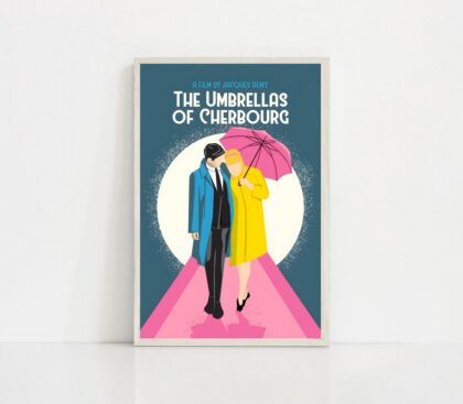 umbrellas of cherbourg movie Poster Canvas Wall Art Home Decor (No Frame)