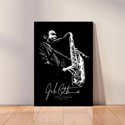 John Coltrane Music Poster Canvas Wall Art Home Decor (No Frame)