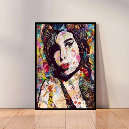 Amy Winehouse Music Poster Canvas Wall Art Home Decor (No Frame)