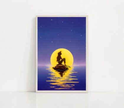 The Little Mermaid Poster Canvas Wall Art Home Decor (No Frame)
