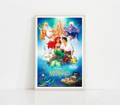 The Little Mermaid Poster Canvas Wall Art Home Decor (No Frame)