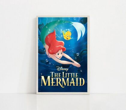 The Little Mermaid Poster Canvas Wall Art Home Decor (No Frame)