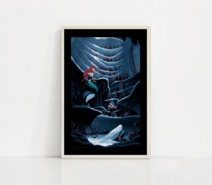 The Little Mermaid Poster Canvas Wall Art Home Decor (No Frame)