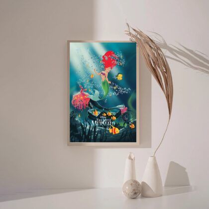 The Little Mermaid Poster Canvas Wall Art Home Decor (No Frame)