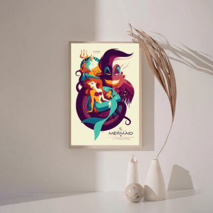 The Little Mermaid Poster Canvas Wall Art Home Decor (No Frame)