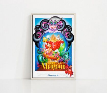 The Little Mermaid Poster Canvas Wall Art Home Decor (No Frame)
