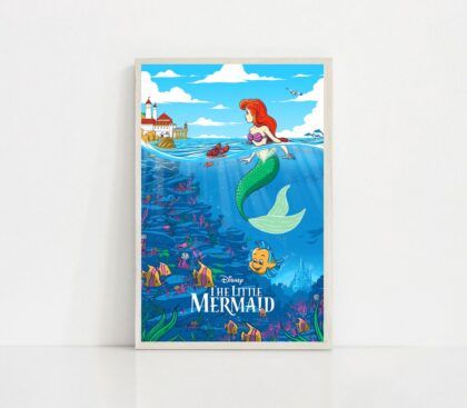 The Little Mermaid Poster Canvas Wall Art Home Decor (No Frame)