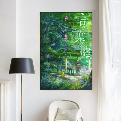 The Garden of Words MOVIE Poster Canvas Wall Art Home Decor (No Frame)