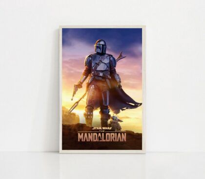 The Mandalorian movie Poster Canvas Wall Art Home Decor (No Frame)