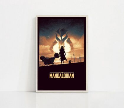 The Mandalorian movie Poster Canvas Wall Art Home Decor (No Frame)