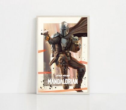 The Mandalorian movie Poster Canvas Wall Art Home Decor (No Frame)