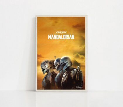 The Mandalorian movie Poster Canvas Wall Art Home Decor (No Frame)