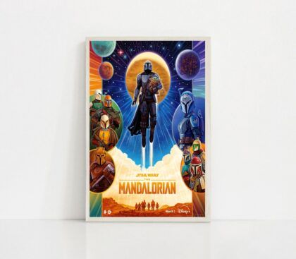 The Mandalorian movie Poster Canvas Wall Art Home Decor (No Frame)