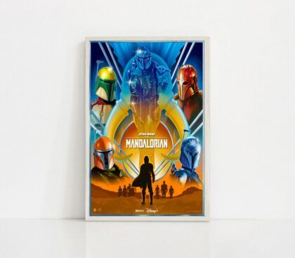 The Mandalorian movie Poster Canvas Wall Art Home Decor (No Frame)