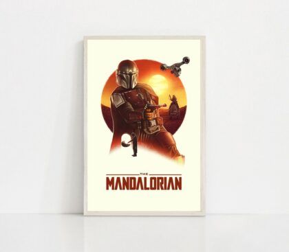 The Mandalorian movie Poster Canvas Wall Art Home Decor (No Frame)