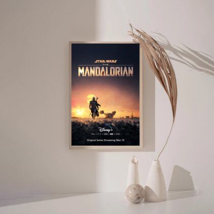 The Mandalorian movie Poster Canvas Wall Art Home Decor (No Frame)