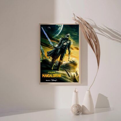 The Mandalorian movie Poster Canvas Wall Art Home Decor (No Frame)