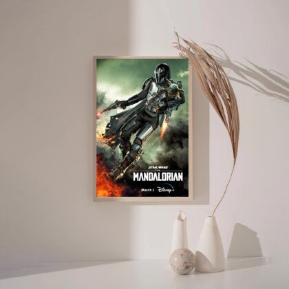 The Mandalorian movie Poster Canvas Wall Art Home Decor (No Frame)