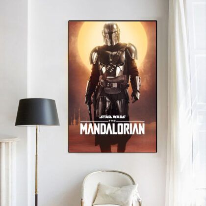 The Mandalorian movie Poster Canvas Wall Art Home Decor (No Frame)