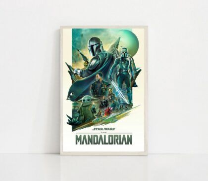 The Mandalorian movie Poster Canvas Wall Art Home Decor (No Frame)