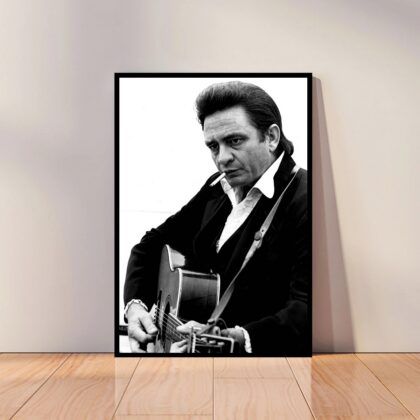 Johnny Cash Music Poster Canvas Wall Art Home Decor (No Frame)