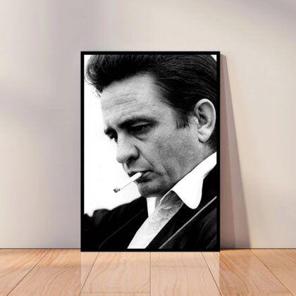 Johnny Cash Music Poster Canvas Wall Art Home Decor (No Frame)
