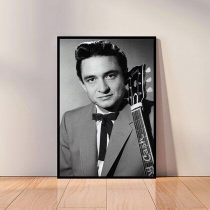 Johnny Cash Music Poster Canvas Wall Art Home Decor (No Frame)