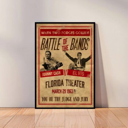 Johnny Cash Music Poster Canvas Wall Art Home Decor (No Frame)