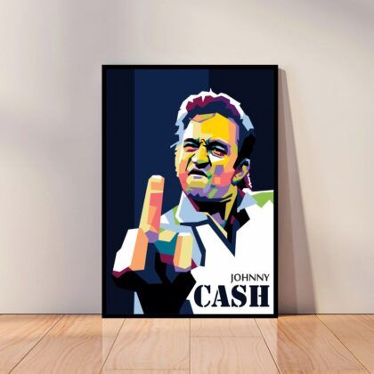 Johnny Cash Music Poster Canvas Wall Art Home Decor (No Frame)