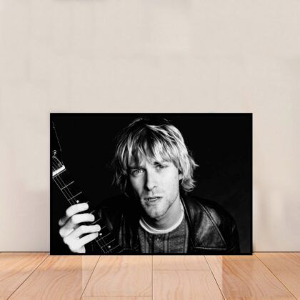 Kurt Cobain Music Poster Canvas Wall Art Home Decor (No Frame)